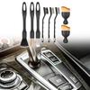 8Pcs Car Detailing Brushes Multifunctional Portable for Washing Emblems Wheels Accessory Multi Head