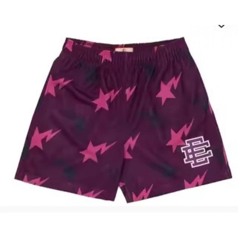 Eric Emanuel EE Herren Mesh Fitnessshorts Atmungsaktiv Jogging Training Lässige Sportbekleidung