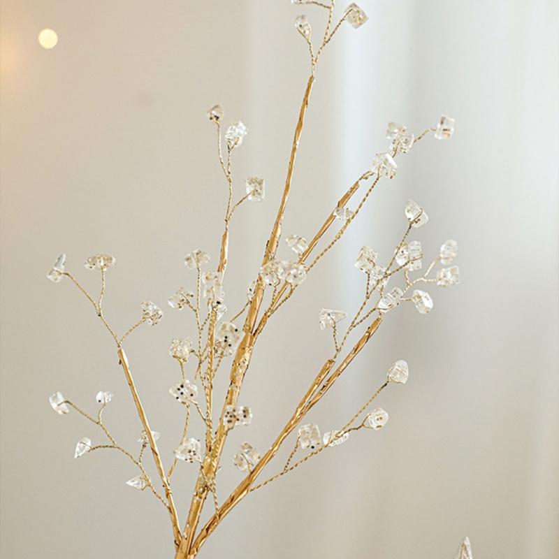 5Pcs Stem Branches for Christmas Tree Embellishment Vase Decorative Sticks Seasonal Wedding Decoration Accessories