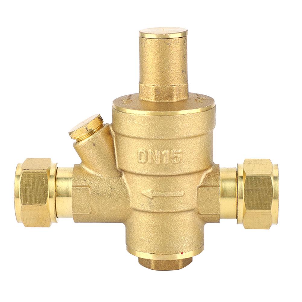 DN15 1 2  Adjustable Water Pressure Reducing Brass Regulator Valve PN1.6