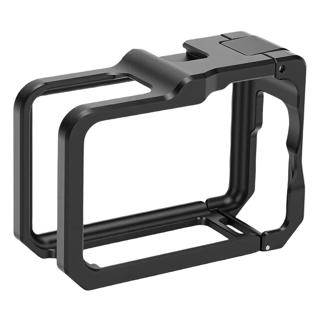 Camera Cage Fit for DJI Action 6 Sports Camera Protective Frame Aluminum Alloy Metal Prevent Drop Portable Case