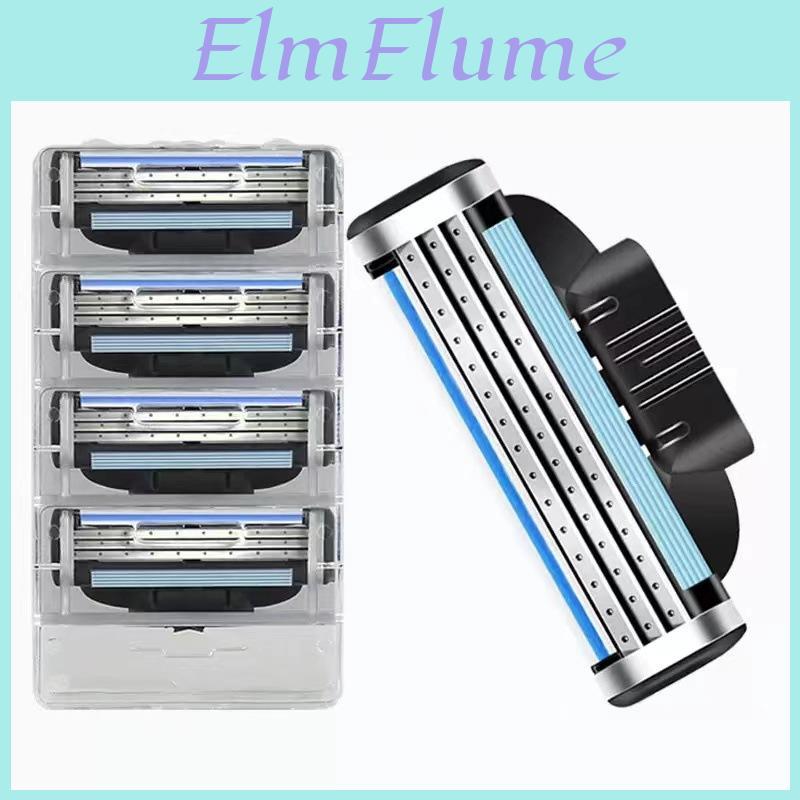 For Gillette Mach 3 Three Layer Ultra Thin Blade Shaver Replacement Head For Close Shaving Experience