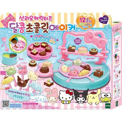 We Dream Sanrio Characters Chocolate Maker, Mixed Colors Korean Popular Toys