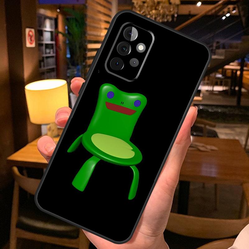 

Cute Froggy Chair Animal Case For Samsung Galaxy A16 A06 A26 A36 A56 A52 A53 A33 A13 A34 A54 A14 A15 A35 A55 A22 A32 Samsung A23