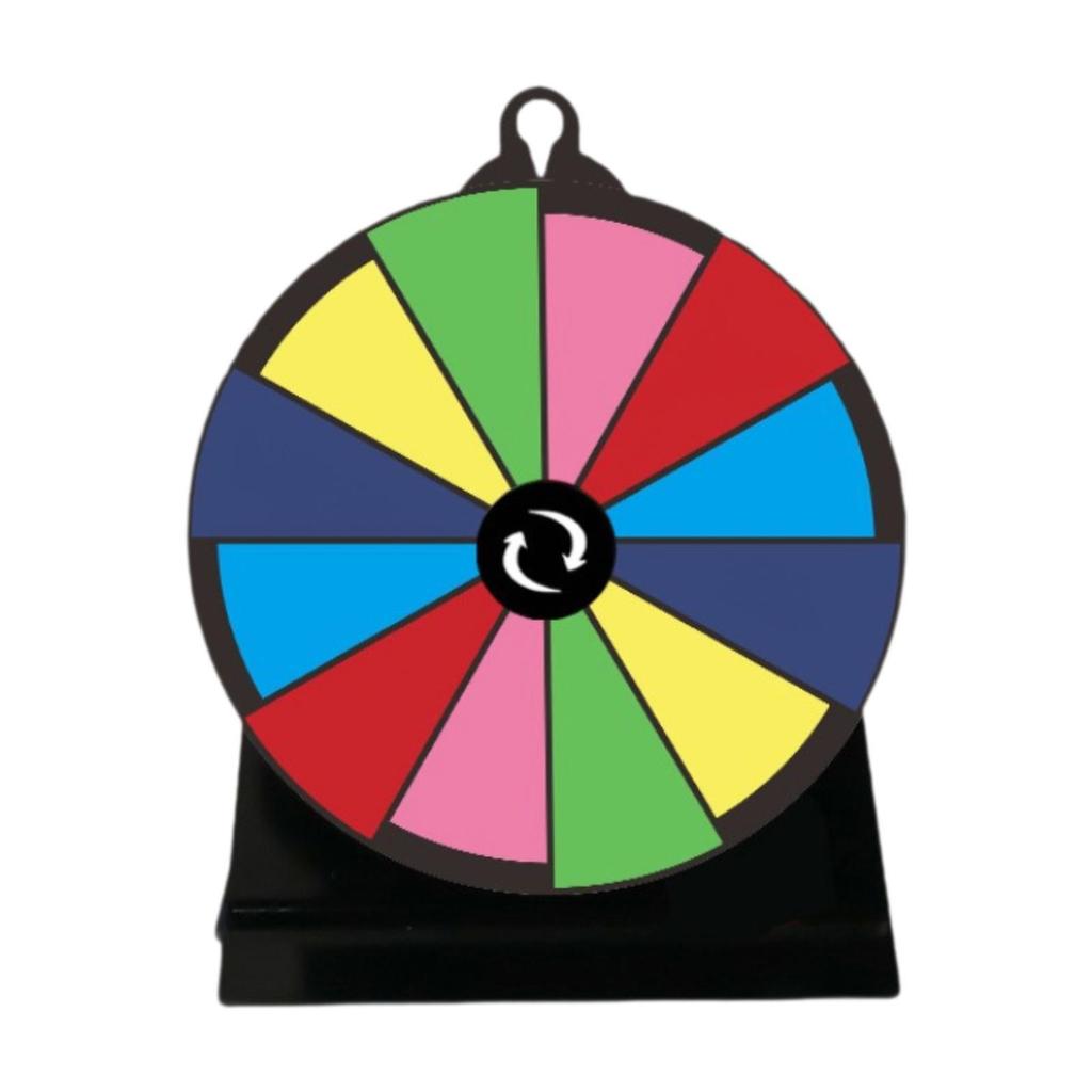 15cm Prize Wheel Portable Rotating Game Toy for Carnival Holiday Birthday