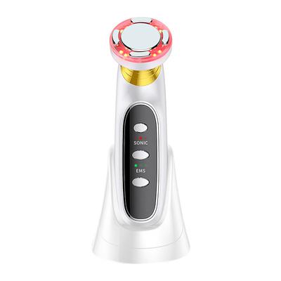 Household Micro-current Essence Introducer, Red Light Skin Rejuvenation and Beauty Instrument, Facial Massage Instrument, Ultrasonic Beauty Instrument