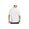 Nike T Shirts Men's White Crew Neck Moderate Straight Fit DZ2887-100