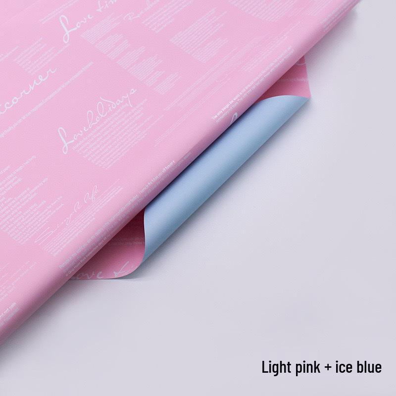 Two-Tone Waterproof Hanji Paper for DIY Flower Wrapping and Bouquet Packaging