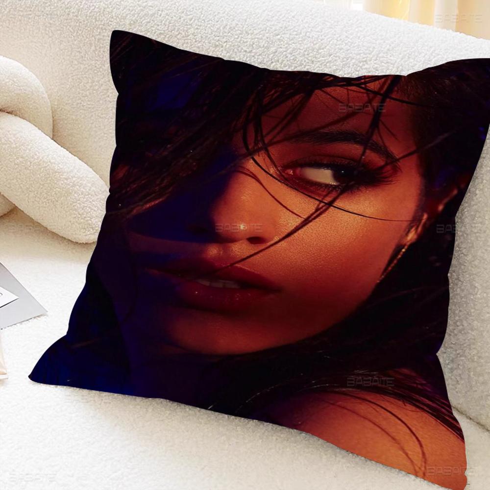 Singer C-camila C-cabello Cushion Cover Pillowcase Upholstery Sofa Throw Pillow Home Decor Pillowcas