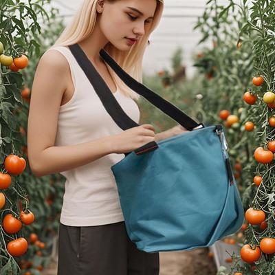 Yousheng Plukzak voor Fruit Grote Verstelbare Riem Oogstzak voor Fruit Scheurbestendige Bodem met Opening Draagbare Verzamelzak voor Fruit Groenten
