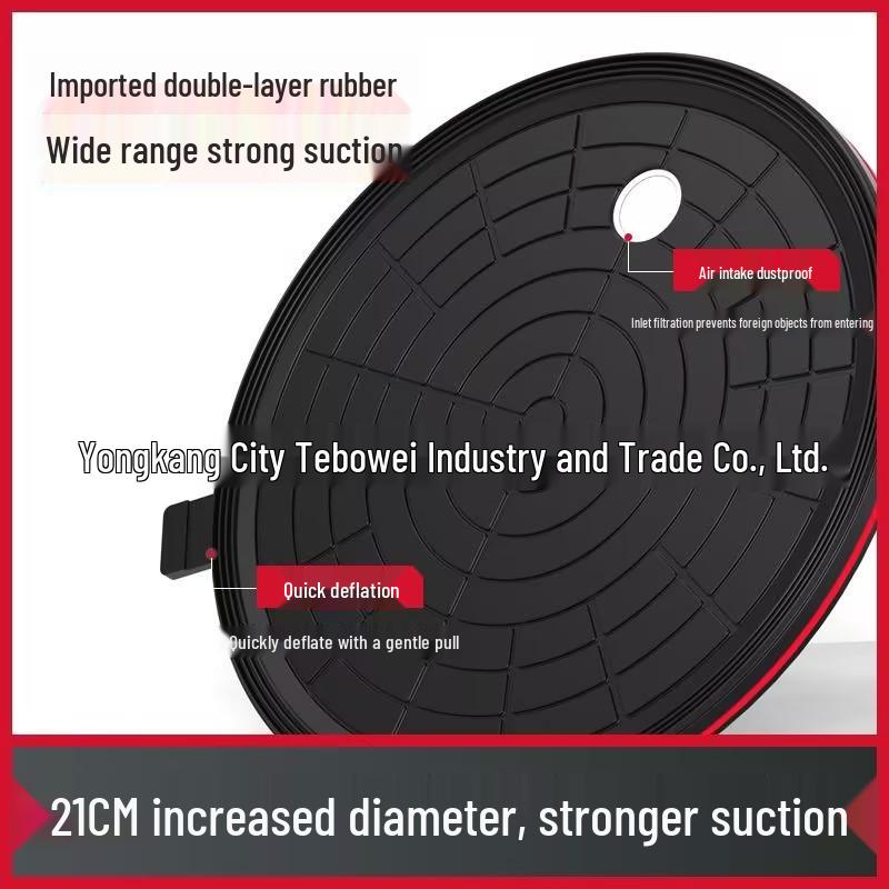 Heavy-Duty 8-Inch Vacuum Suction Cup for Large Glass, Marble, and Tile Handling