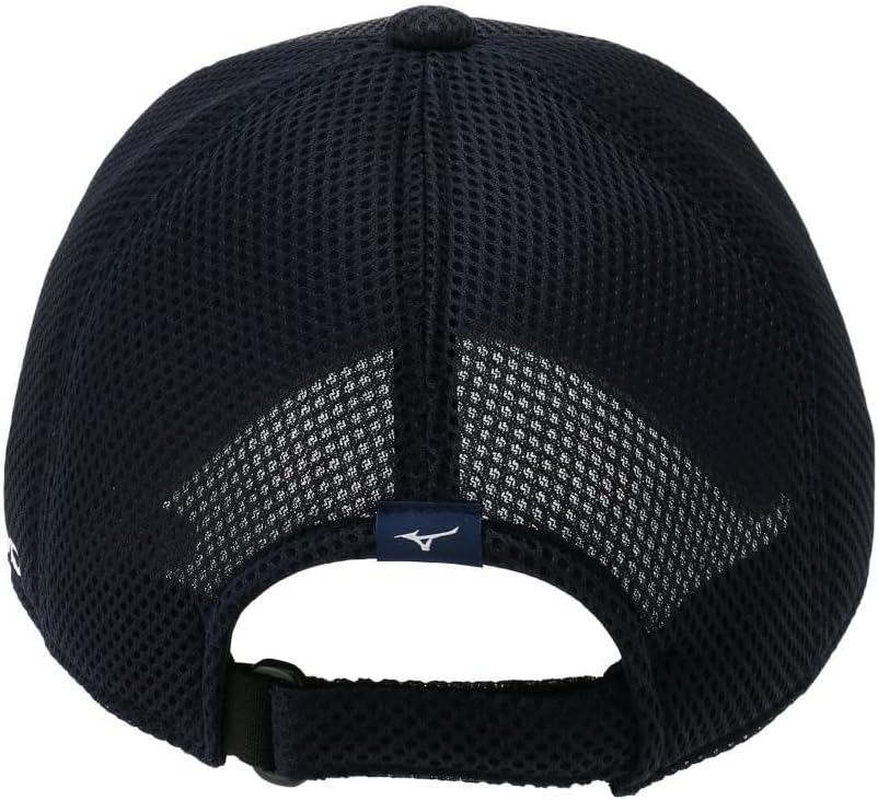Mizuno Golf Double Russell Mesh Cap - High-Ventilation Cooling Hat - Deep Navy - Free Size