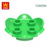 Non-Toxic 129Pcs/Lot 15469W Plant Leaves 2 X 2 With 6 Petals Building Block Moc Accessories Compatible With Brick Diy Children Toys