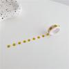 5m Washi Tape Korean Ins Style Cartoon Dog  Face English Letters Decorative Paper Tape Removable for Journaling