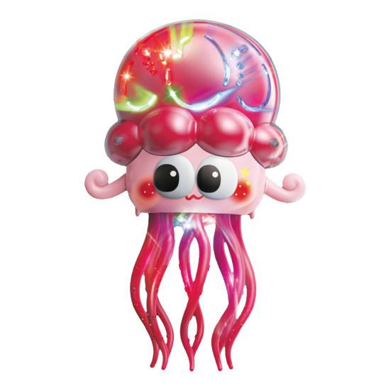 Electric Dancing Jellyfish Toy with LED Lights Music Obstacle Avoidance Octopus Toy Toddlers Boys Girls Interactive Cartoon Sea Animal Toy