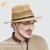 Mesh Sun Hat Breathable Straw Hat New Cowgirl Cap  Outdoor