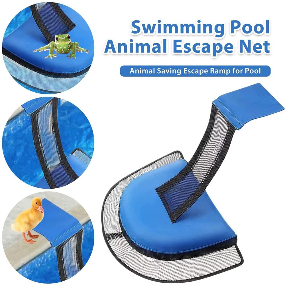 

Надувной бассейн, спасательный трап для бурундука, черепахи, утки, лягушки, для маленького питомца, портативная защитная сетка
