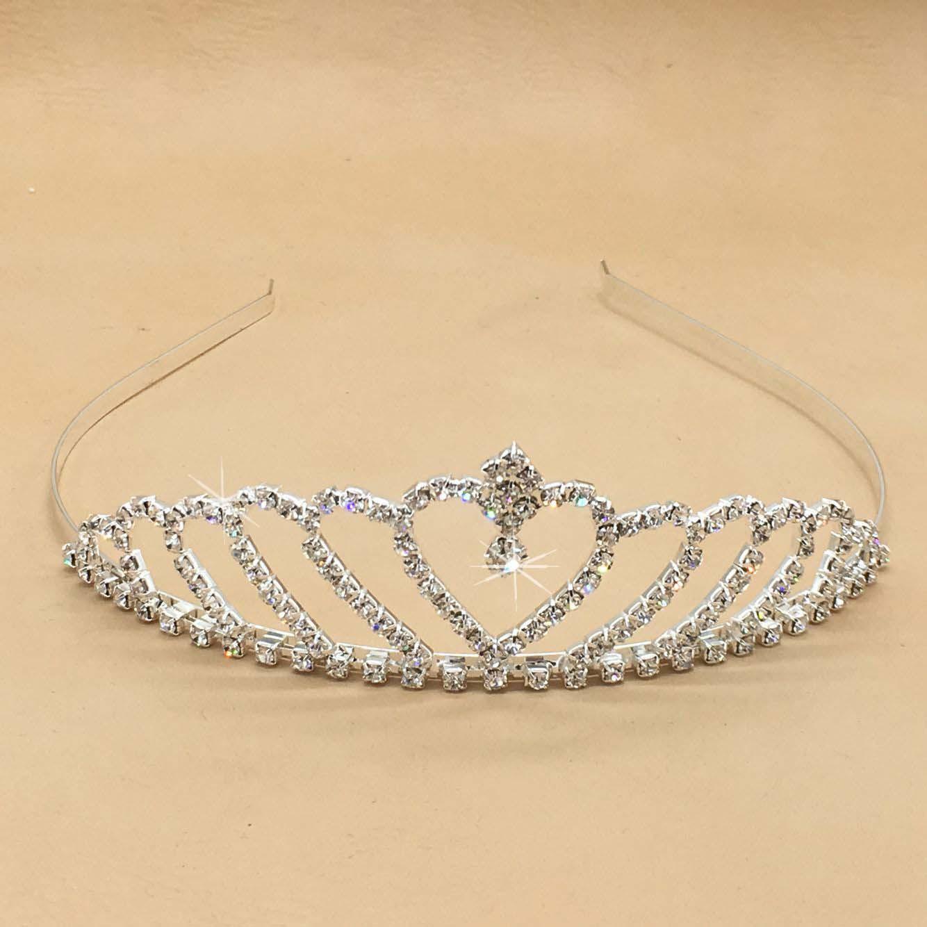 

Children s Headband Crown Birthday Gift Headdress Rhinestone Headband Performance Jewelry