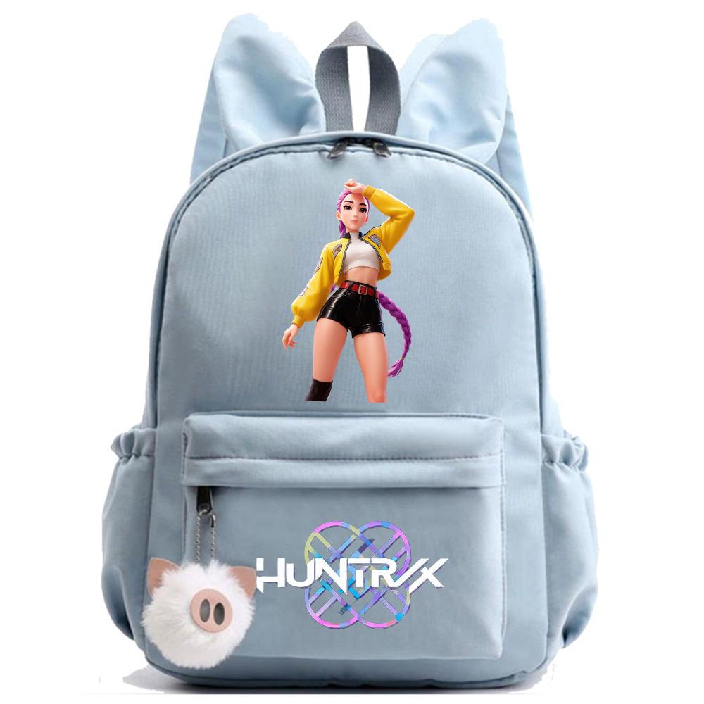 Anime K-Pop Printed Waterproof Backpack Student Teenager Bookbag for Boy Girl Bookbag Schoolbag Women Large Capacity Travel Bag Kid Gift Mochila
