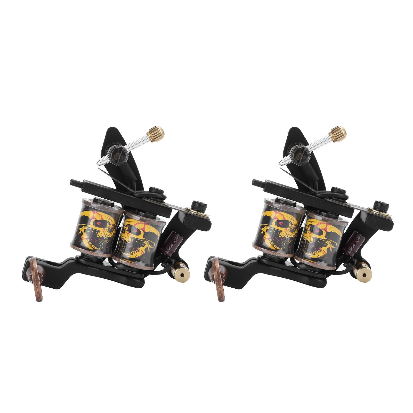 

Профессиональная катушечная тату-машинка из сплава с мощным мотором Liner Shader Tattoo Machine Black