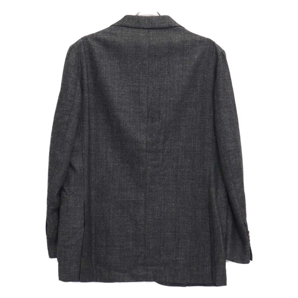 Sartorio UG250S511944 Gray Wool x Silk x Linen x Cashmere Sight Benz 3B Tailored Jacket Jacket 50 grayUsed