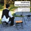 Lightweight Portable Camp Chair Compact Traveling Foot Stool Chair Portable Stools Lightweight Stool For Travel Picnic Camping Hiking Backpacking