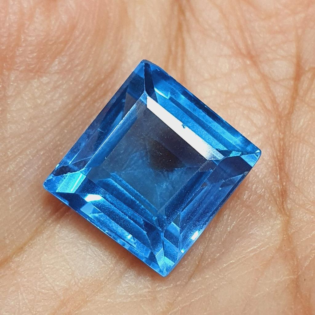 Certified Natural Blue Sapphire 18 Ct Fancy Shape Faceted Loose Gemstone