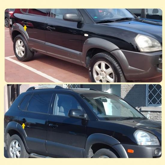 Right Passenger Rear Outer Exterior Door Handle For Hyundai Tucson 2005-09 EOOK