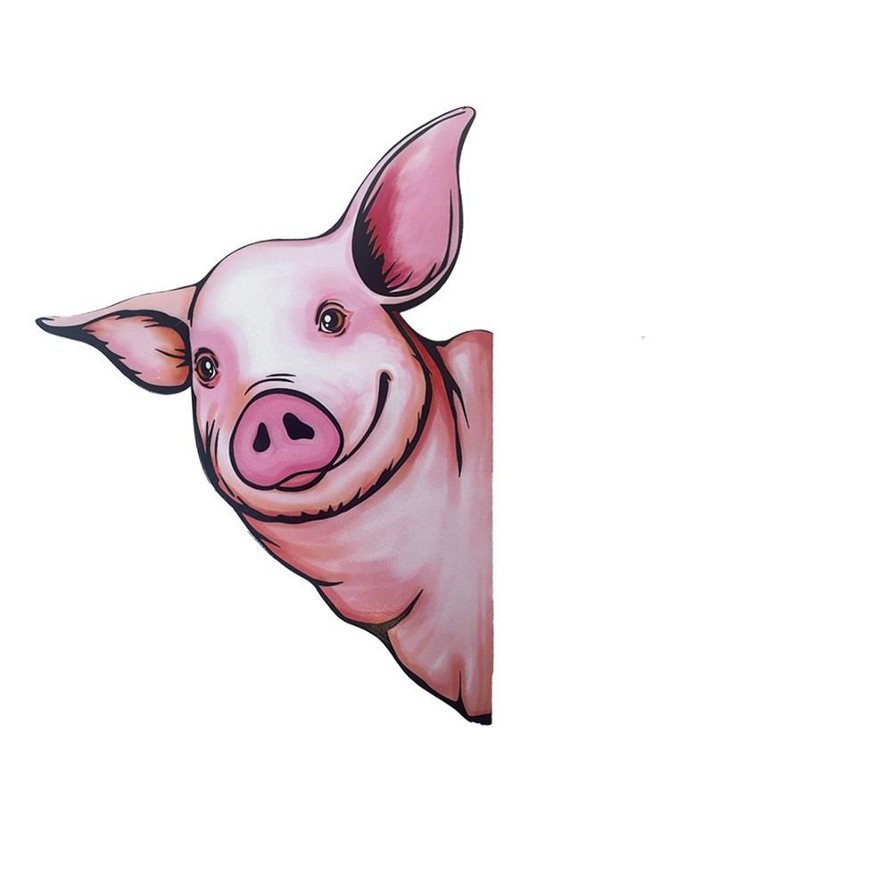 

Металлические украшения для сада Коровы Собаки Свиньи Птицы Украшение для забора Высококачественные украшения для заборов Pig