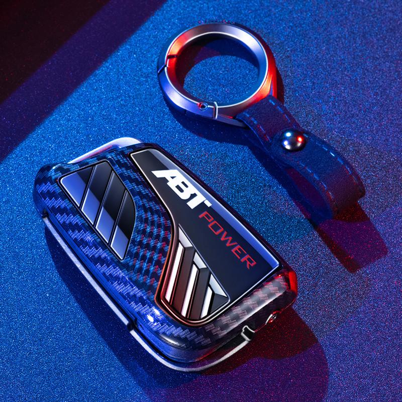 For VW Golf Tiguan Touran 2017 Skoda Octavia A7 RS New Passat Lavida POLO CC BORA Aerospace Zinc Alloy Key Cover Case