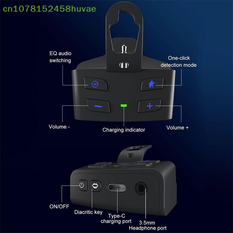 1 Pc Sound Enhancer For PS5 Game Controller Audio Headset Adapter 3.5mm Stereo Headphone Converter