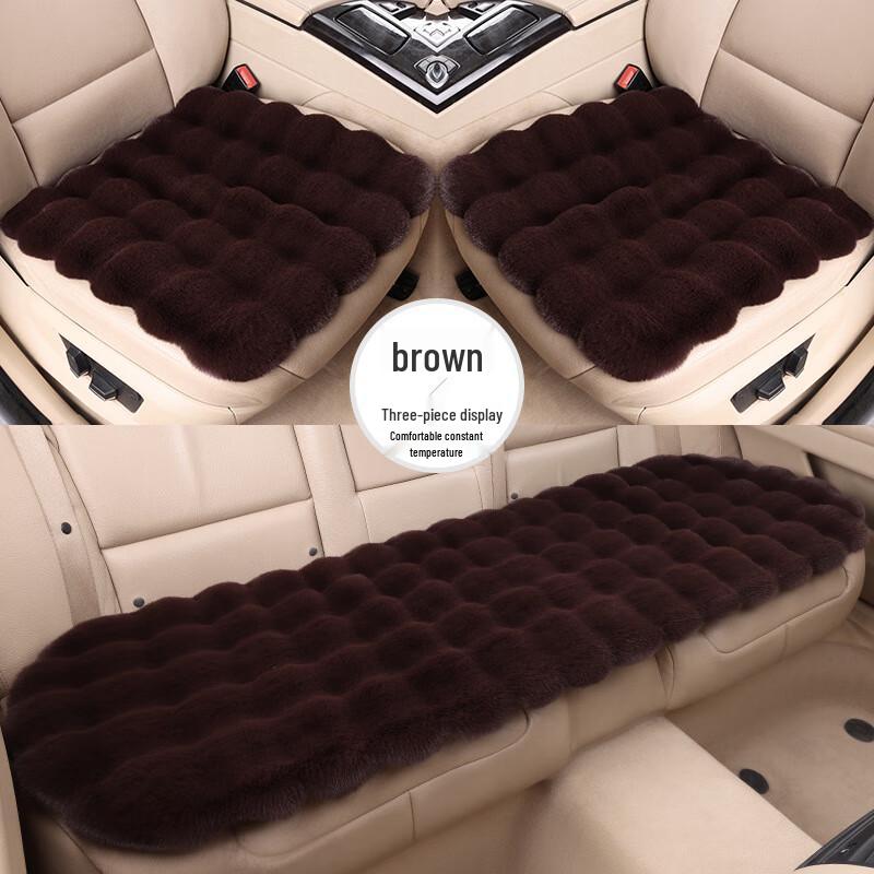 Universal Bubble Fleece Car Seat Cushion Set