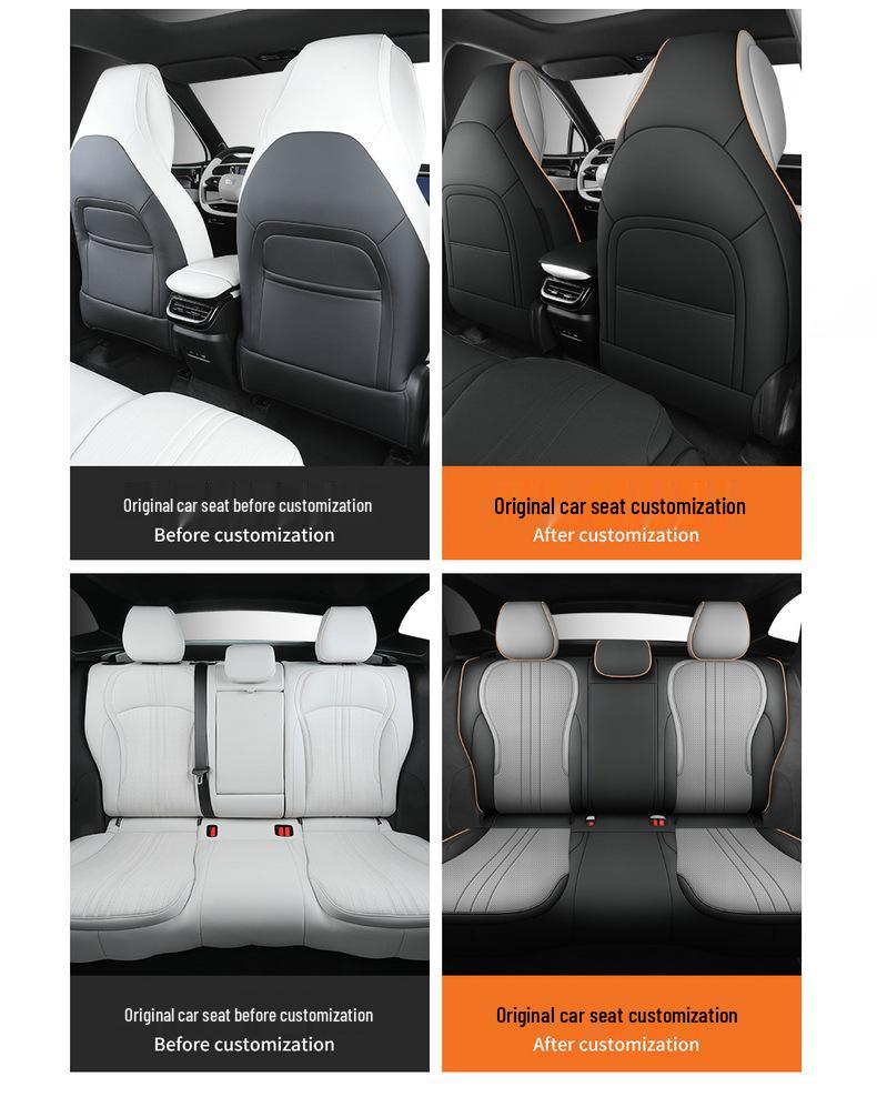 Galaxy L7 All-Season Full-Coverage Leather Seat Covers for 5 Seats