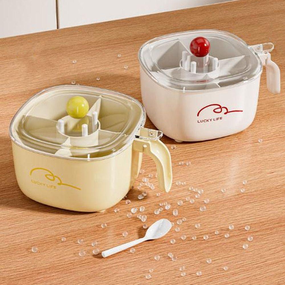 Sealed Spice Container Plastic Spice Jar Multifunctional Condiment Container  for Sugar Salt