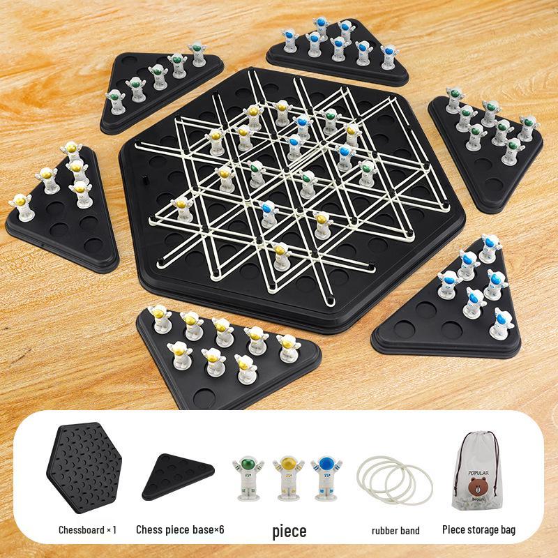 

Дуйин Треугольные шахматы: Резинострел Космическая Битва - Детская Развивающая Логическая Игрушка