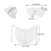 3 Pcs Colonial Apron Pilgrim Costume Set Colonial Costume Set White Mobs Caps Half Apron for Girl Maid Costume Cosplay