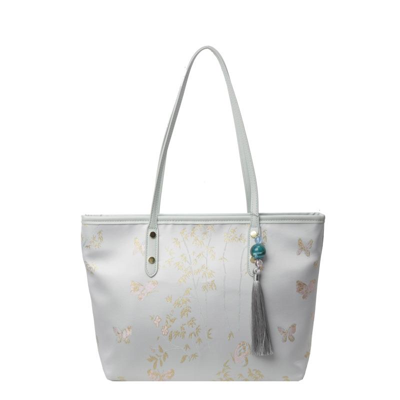 

Сумка женская большой вместимости новая повседневная на плечо универсальная классическая сумка-тоут для поездок синий