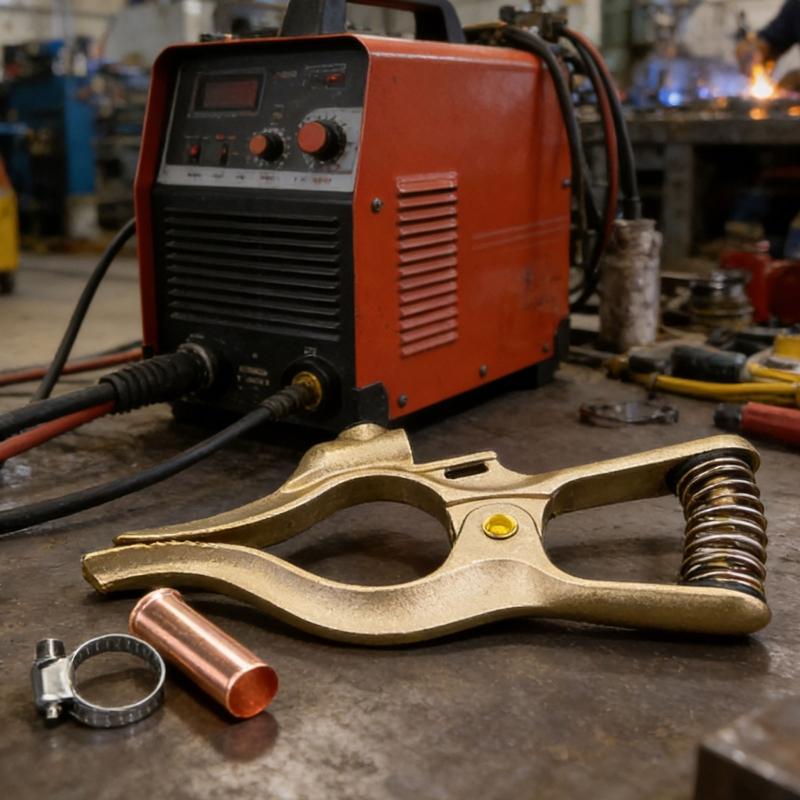 Industrial Copper Welding Ground Clamp Earth Clamp 300A 500A For Secure Electrical Connection And Durability