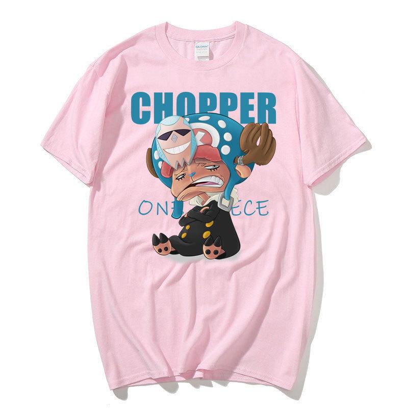 Anime ONE PIECE Chopper Manga Grafik T-shirt Kawaii Lustige Gedruckt Sommer T-shirt Männer Frauen Casual Baumwolle T-shirts Übergroßen Streetwear tops