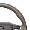 REAL Steering Wheel [Land Cruiser Prado (150 Series: Late Model)] Dark Greige All-leather [Original Series] H30G-LPB-GL