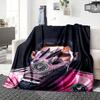 Football Player Action Printed Flannel Breathable and Warm Blanket, a Stylish Home Gift, Suitable for Home, Office and Bedspread Use. 15a177