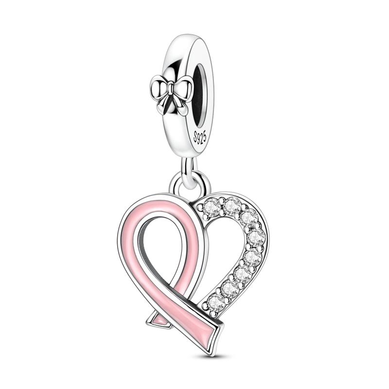 925 Silver Golden Pony Heart Cross Four Leaf Clover Tree of Life Charms Beads Fit Bracelet Women Jewelry