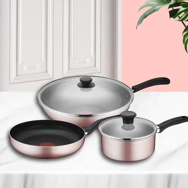 SUPOR Elegant Red Dot Non-stick Cookware Set