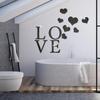 Acrylic LOVE Letter Mirror Sticker Bedroom Living Room Decorative Wall Stickers