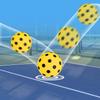 Palline da pickleball silenziose, palline da pickleball in schiuma silenziose, palline da allenamento con rimbalzo identico a quello di una vera pallina, pallina da pickleball in PU morbido per uso interno