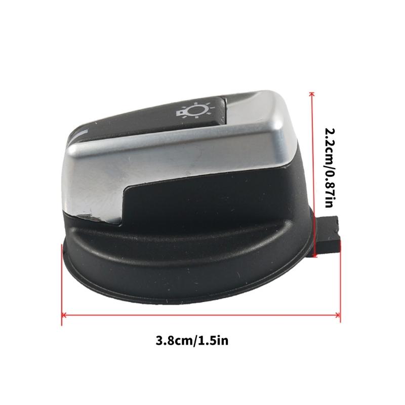 Upgrades Headlight Control Knob Replacements Enhanced Headlight Switches Button 61319169405 Replacements Suitable for Car