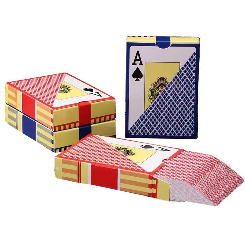 Hot Plastic Playing Card Games Waterproof Smooth Poker Cards Classic Design Durable Play Card for Kids Adults Family Fun