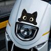4Pcs Creative Waterproof Car Electric Motorcycle Vinyl Stickers Stealing Sight Black Cat Decals Scratch Blocking Car Sticker