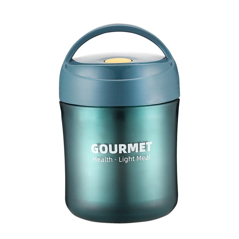 Heat Insulation Barrel  500ml Vacuum Flasks Portable Stainless Steel Thermos Barrel  Water Bottle Student Thermal Insulation Barrel