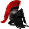 Black Spartan Helmet 300 Movie King Leonidas Replica Steel Armor Cosplay LARP Wearable Helmet